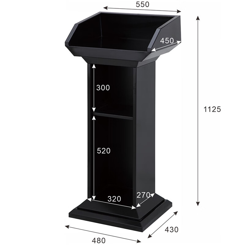 米(mi)生态米家通用白色讲台桌演讲台餐厅迎宾台酒店简约现代司仪接待
