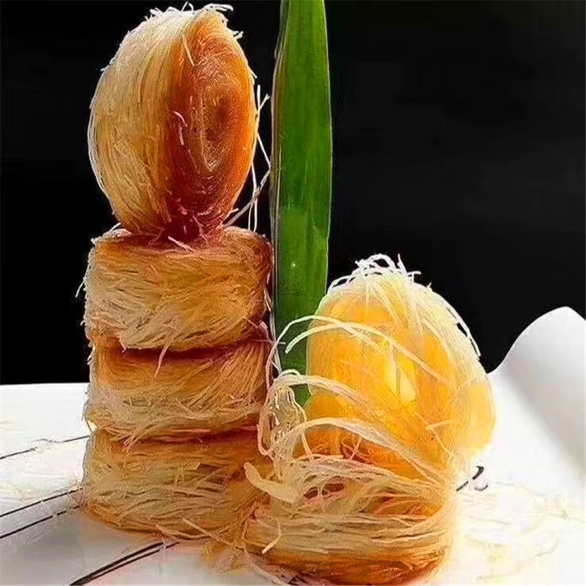 金丝饼千丝饼 稼轩康金丝饼豆沙馅300g千丝饼传统糕点每袋10个餐厅