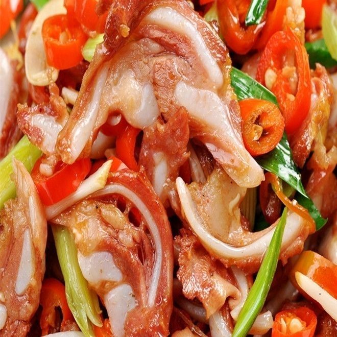 新鲜猪脆骨肉猪软骨现杀猪骨头涮肉烧烤火锅食材脆骨丝月牙喉骨 新鲜