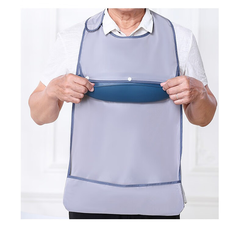 老年人围嘴老人吃饭用的围兜成人防水大人专用流口水兜兜食饭兜都老人