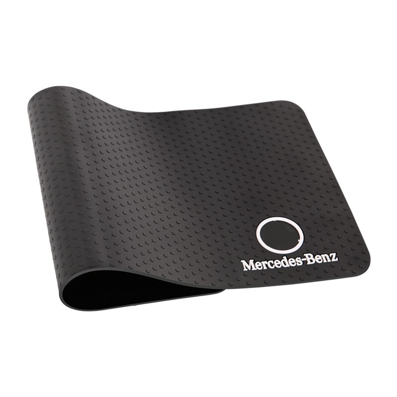 定制2022精选车载眼镜架防滑垫奔驰宝马汽车大号中控车用摆件手机垫置