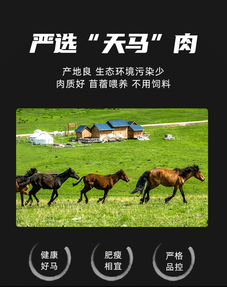 岩昱特产专营店商品编号:10058101472699商品名称:新疆伊卡孜生马肉马