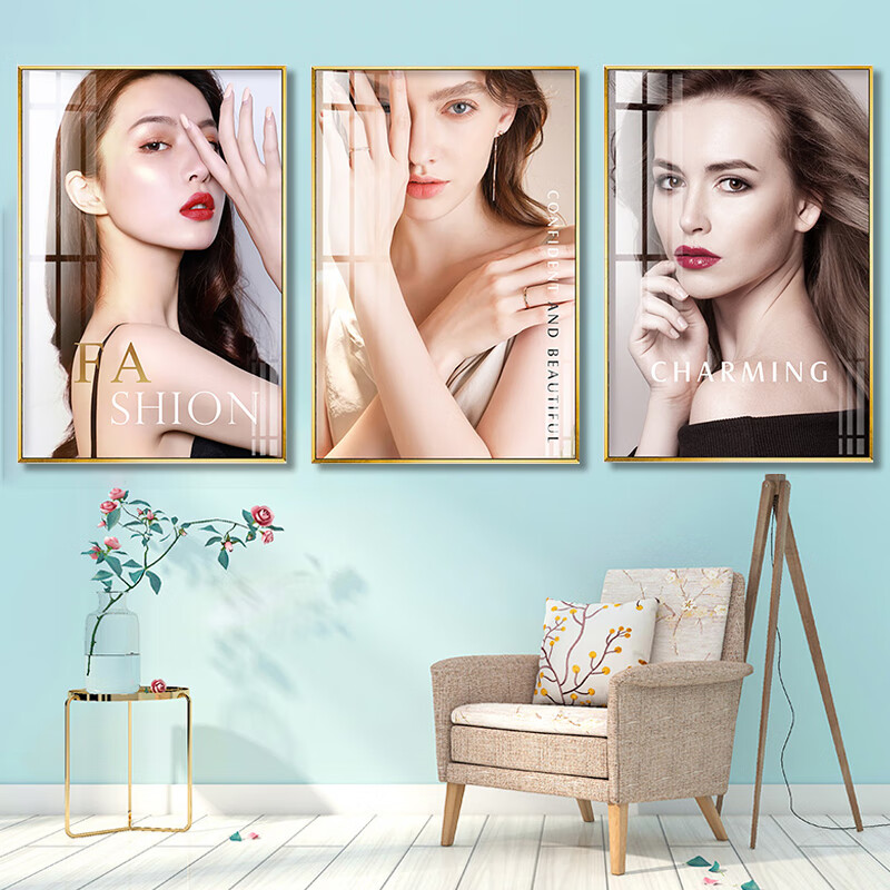 至上品味の高档美容院房间装饰画馆宣传画来图美业墙面日式皮肤管理挂
