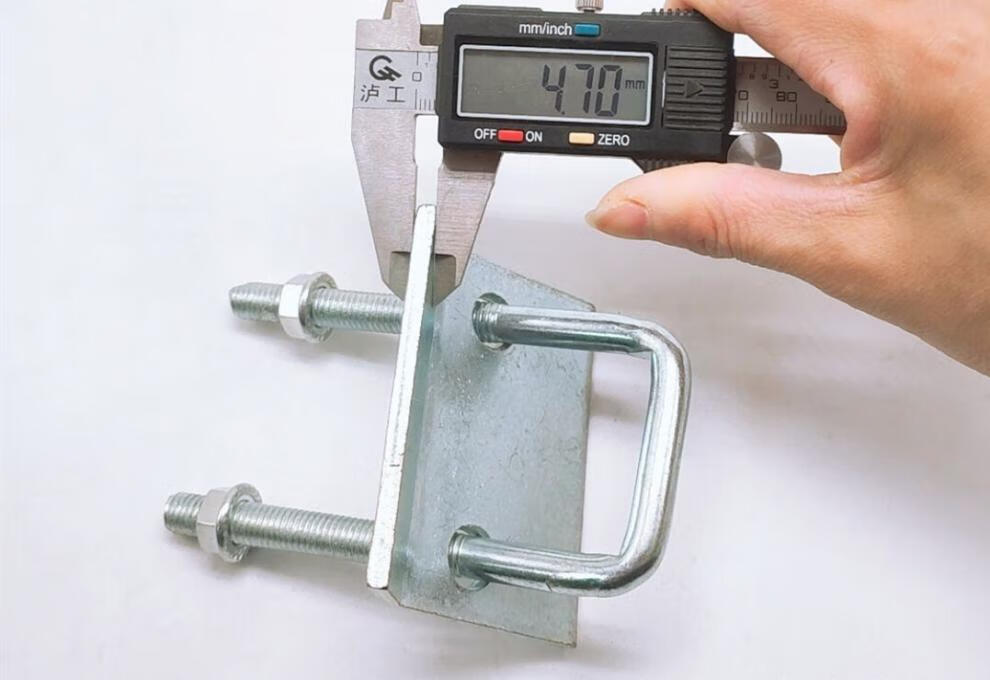 c型钢加厚u型压板梁夹u型夹c型钢配件连接件工字钢吊装固定件100mm