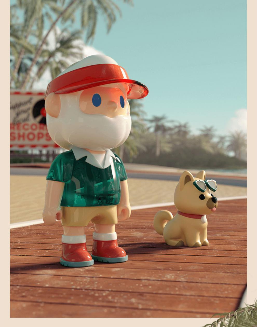 【官方旗舰】现货bob盲盒 farmer bob5代夏日海岛系列盲盒 时尚潮玩