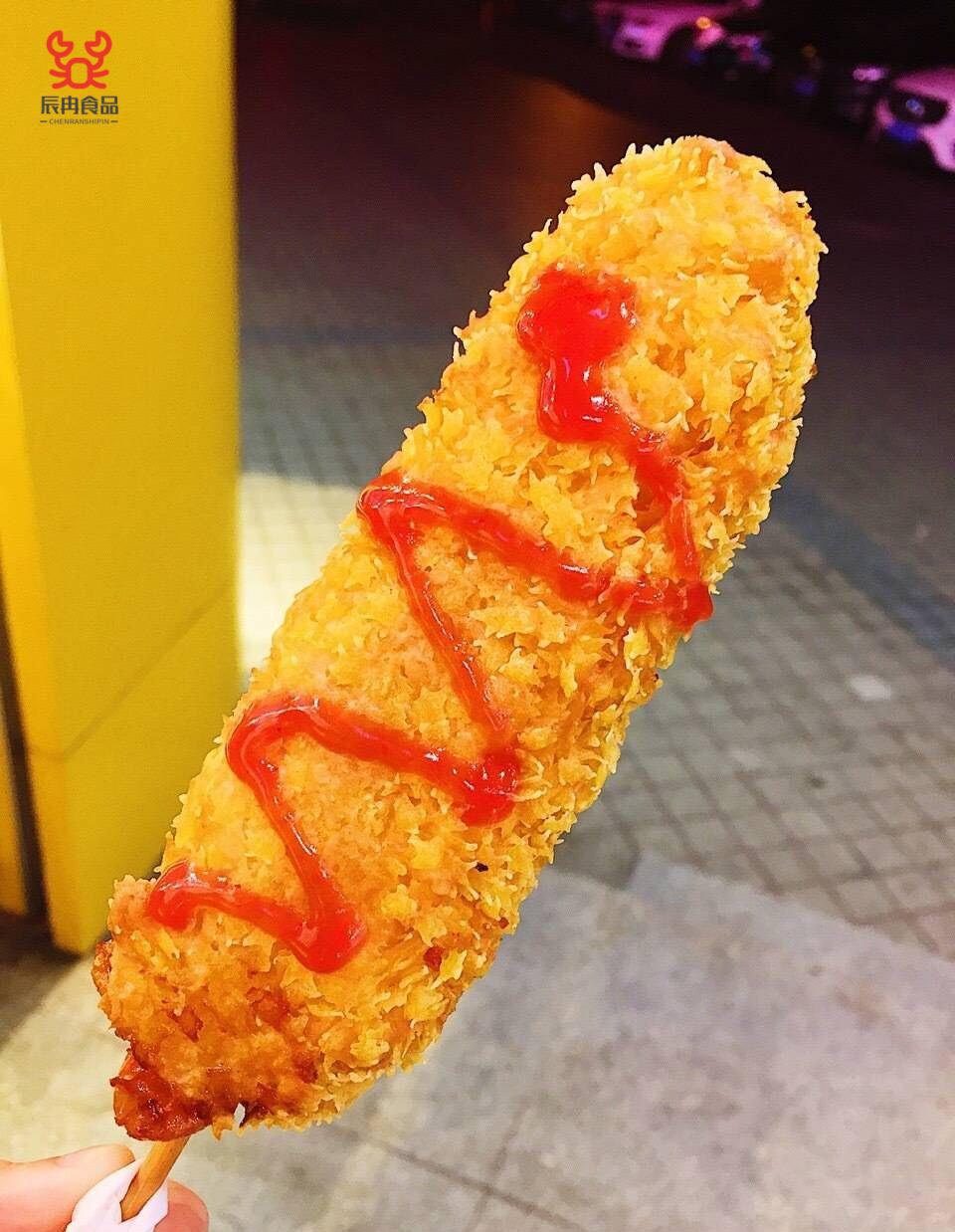 网红拉丝芝士热狗棒 芝士棒 拉丝热狗 成品奶酪热狗900*10根aa900