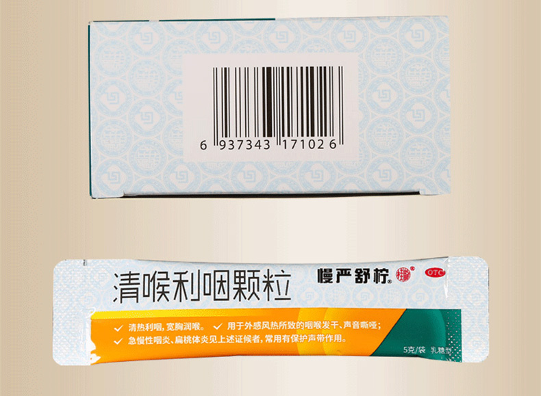 慢嚴舒檸清喉利咽顆粒 咽炎 咽喉發乾 聲音嘶啞 急慢性咽炎 扁桃體炎