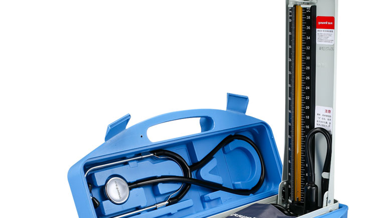 鱼跃 汞柱血压计家用老式传统高精准测量仪医生表医用 台式(不含听诊