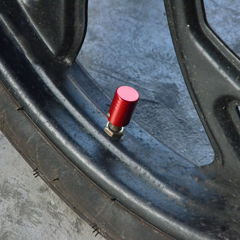 适用于钱江赛600防盗气嘴盖帽追600350改装配件气门芯盖铝合金气嘴