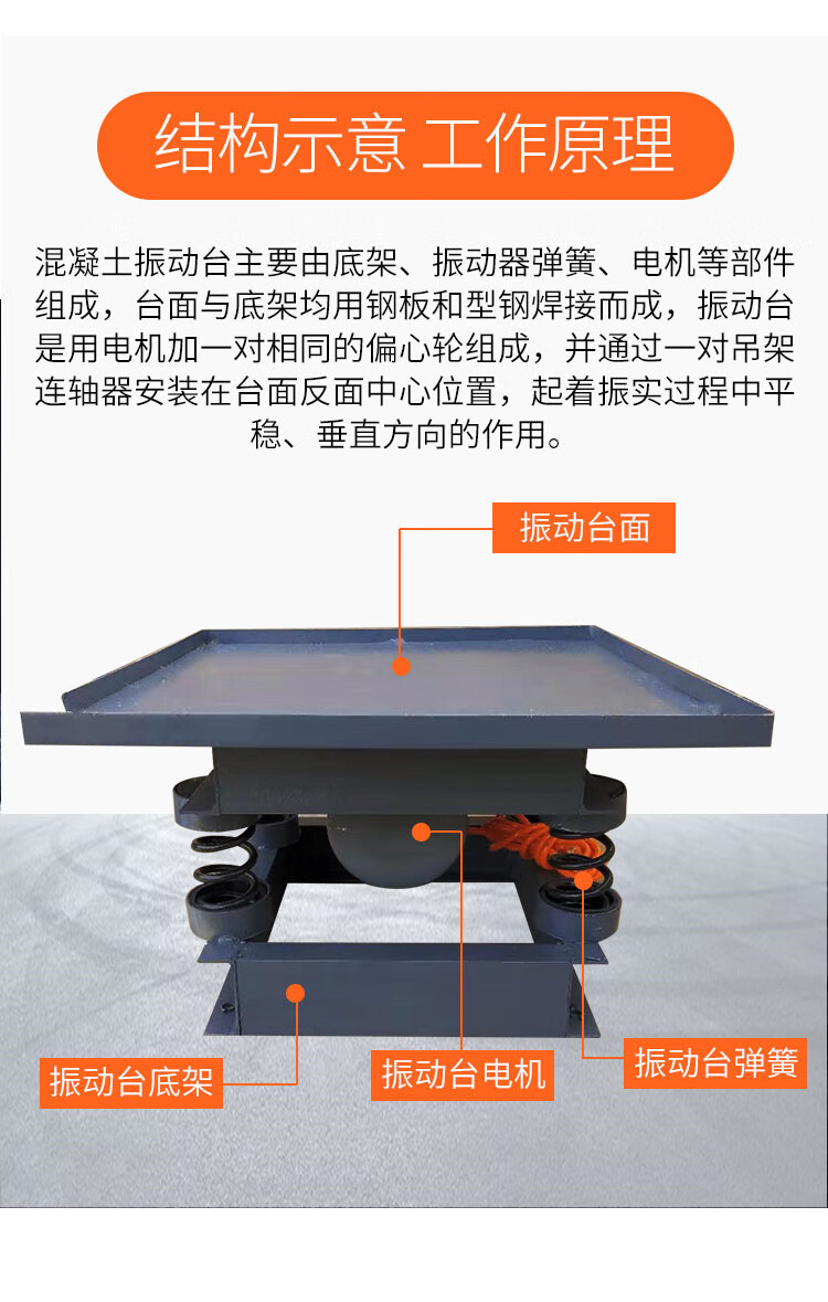 全勝小型混凝土振動臺砼震動臺實驗水泥振動板試塊震動平板05米1變頻