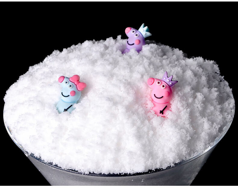 可狄kedi仿真人造雪粉造景布景水变雪小实验圣诞节装饰干雪粉橱窗活动