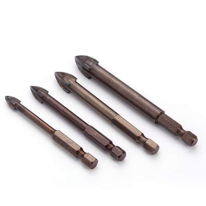 多功能瓷砖陶瓷玻璃混凝土水泥墙壁手电钻三角合金钻头6mm8mm 精品