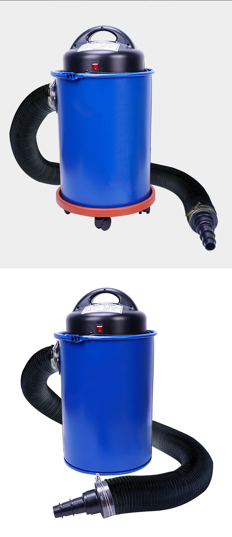 木工布袋吸尘器家用小型吸木屑车间大功率工业移动式集尘袋除尘器
