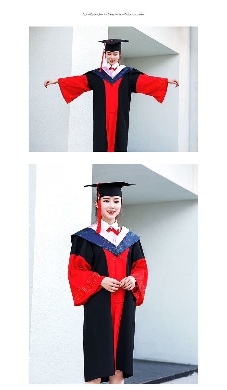 赵小熊新品博士服博士服大学生毕业礼服学校成人礼演出服博士颁奖服