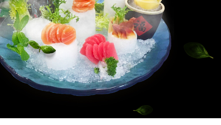 【新品】刺身冰柱模具立体冰雕三文鱼日料摆盘冰碗磨具创意月牙装饰品