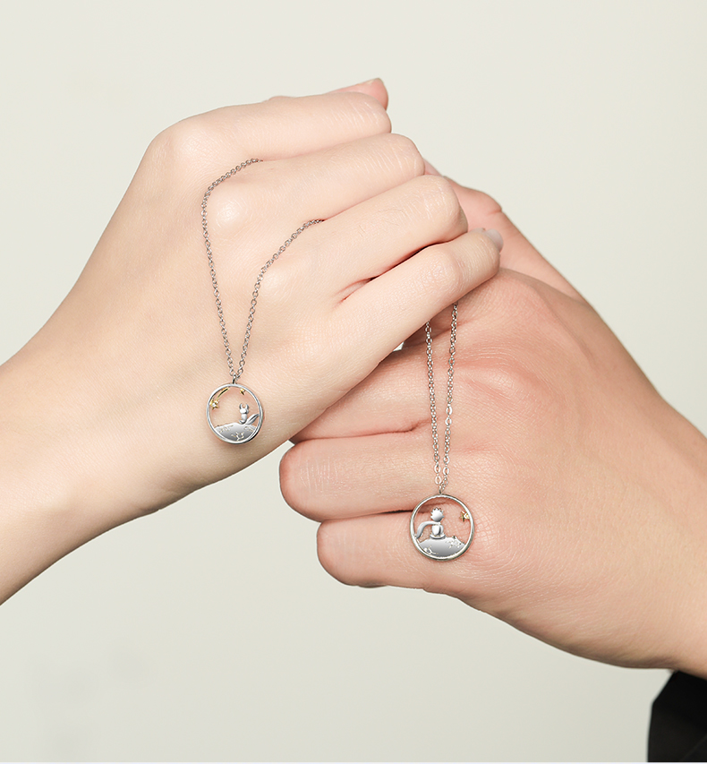 2022年新款女定情信物一对 小狐狸项链 永生花礼盒【图片 价格 品牌