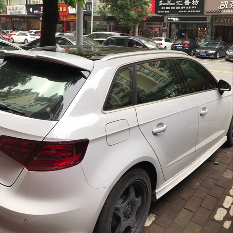 适用于奥迪a3尾翼 14-17款奥迪a3两厢改装顶翼 免打孔装饰定风翼 未