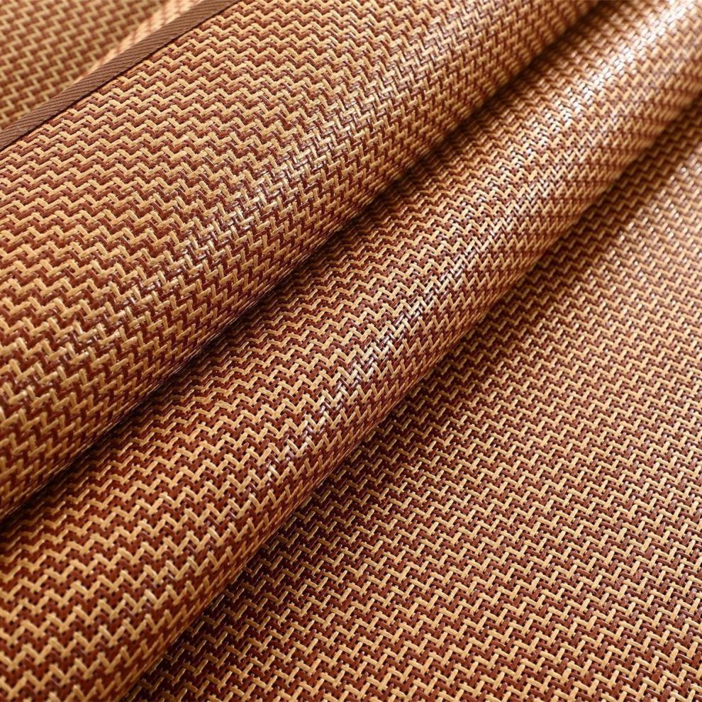 澳颜莱凉席冰藤凉席亲肤15米18米12m床单人凉席可折叠冰藤席045米可