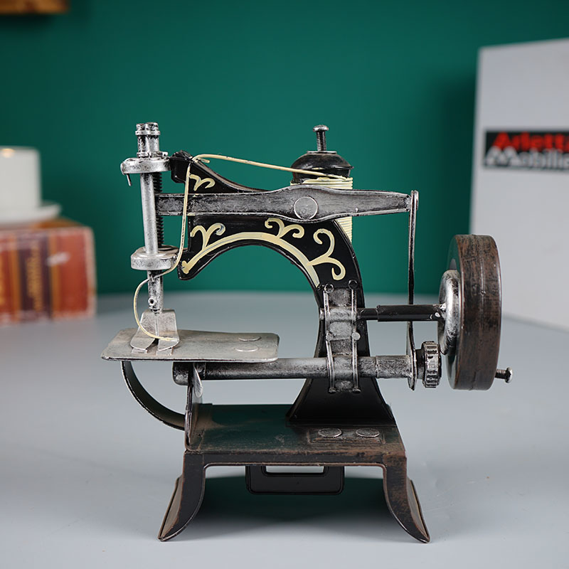 缝纫机模型型80年代怀旧老物件女装服装店橱窗装饰摆件复古摆设a