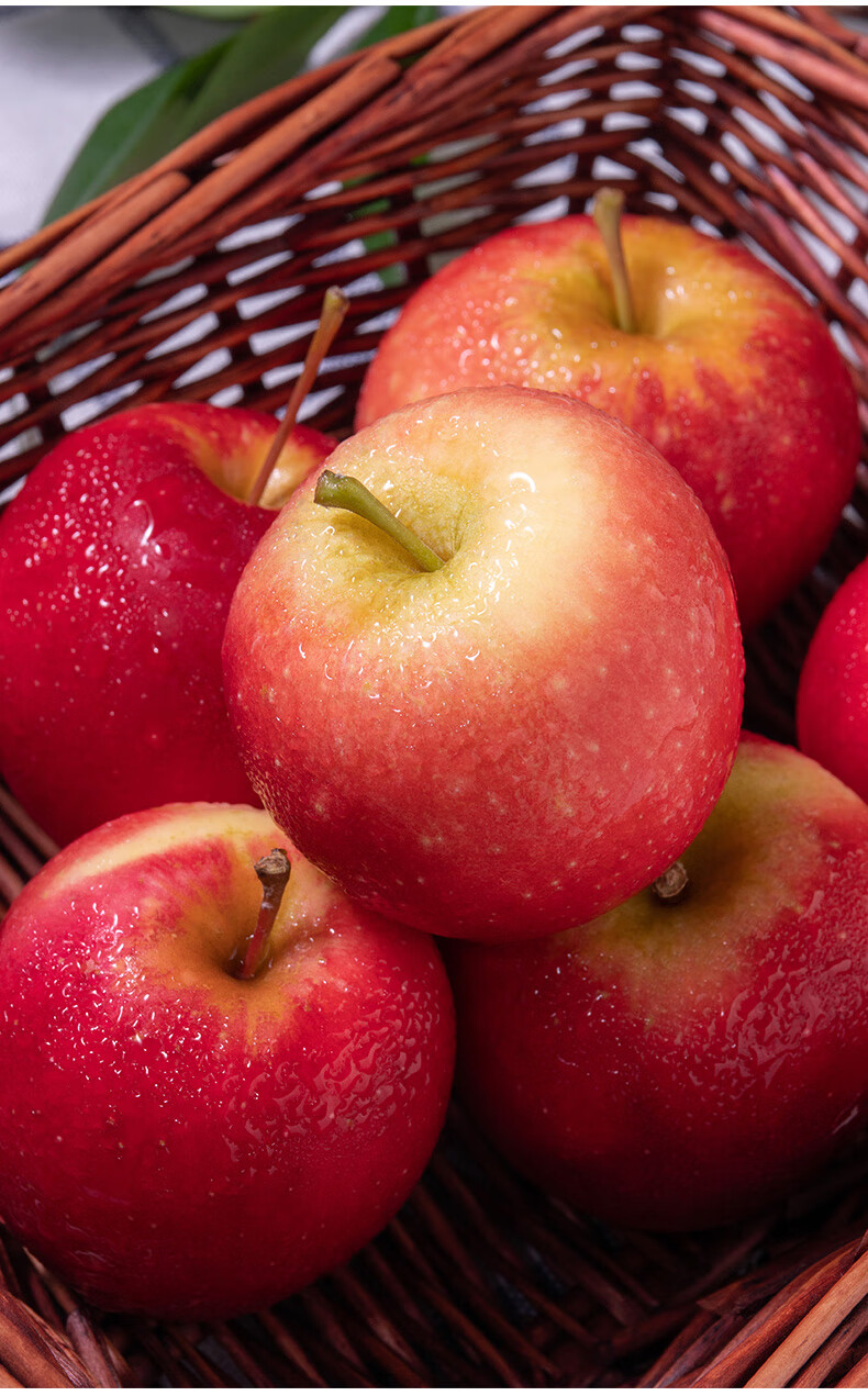 玫栀 新西兰火箭苹果小苹果2管10个樱桃果新鲜水果现货顺丰【坏果包赔