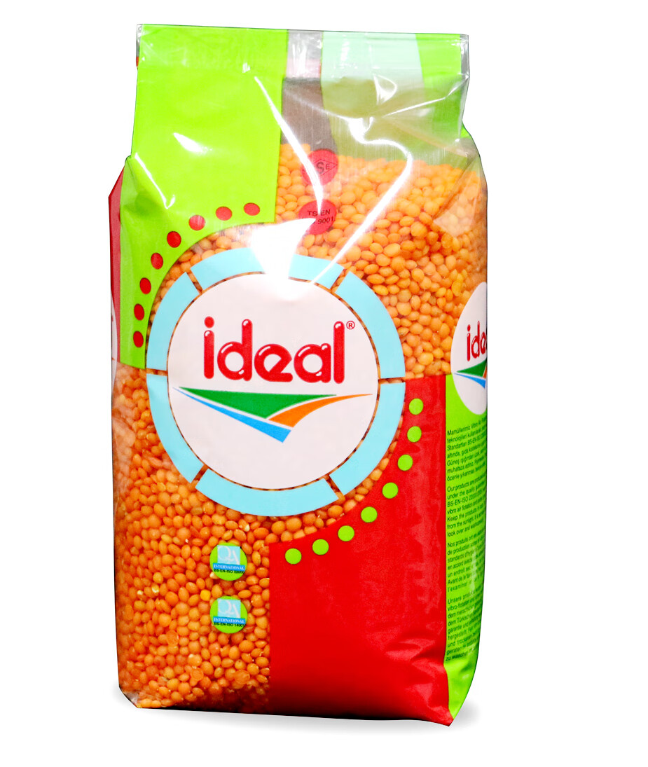 ideal意得整粒红扁豆 素食扁豆 red lentil 土耳其扁豆 两包【图片