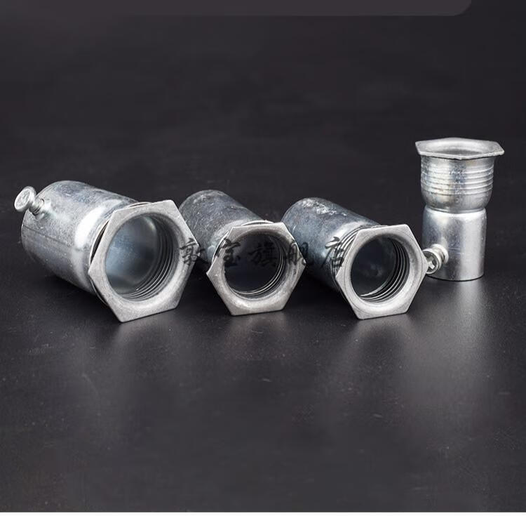 管锁母 杯梳 盒接加长内丝 镀锌钢管接头紧定加厚锁扣扣压螺接 50螺丝