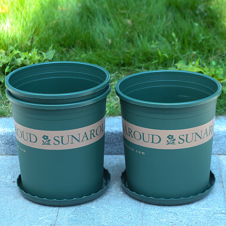 墨宝7加仑加厚加仑盆特大号塑料盆种树大型落地绿植盆栽月季果树花盆6