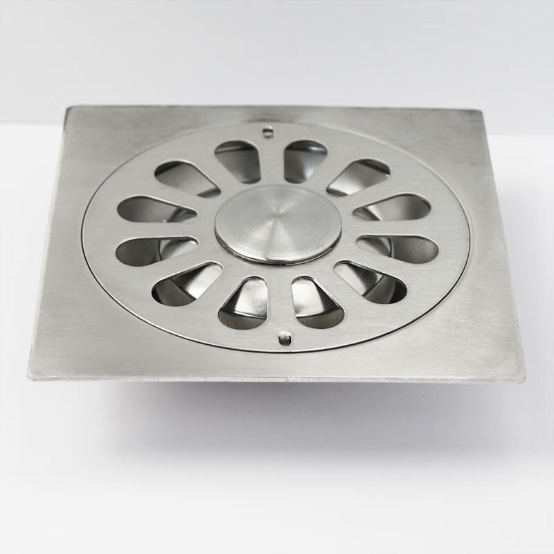 150mm加大地漏5寸不锈钢防臭地漏15x15cm卫生间加厚防臭直通地漏304