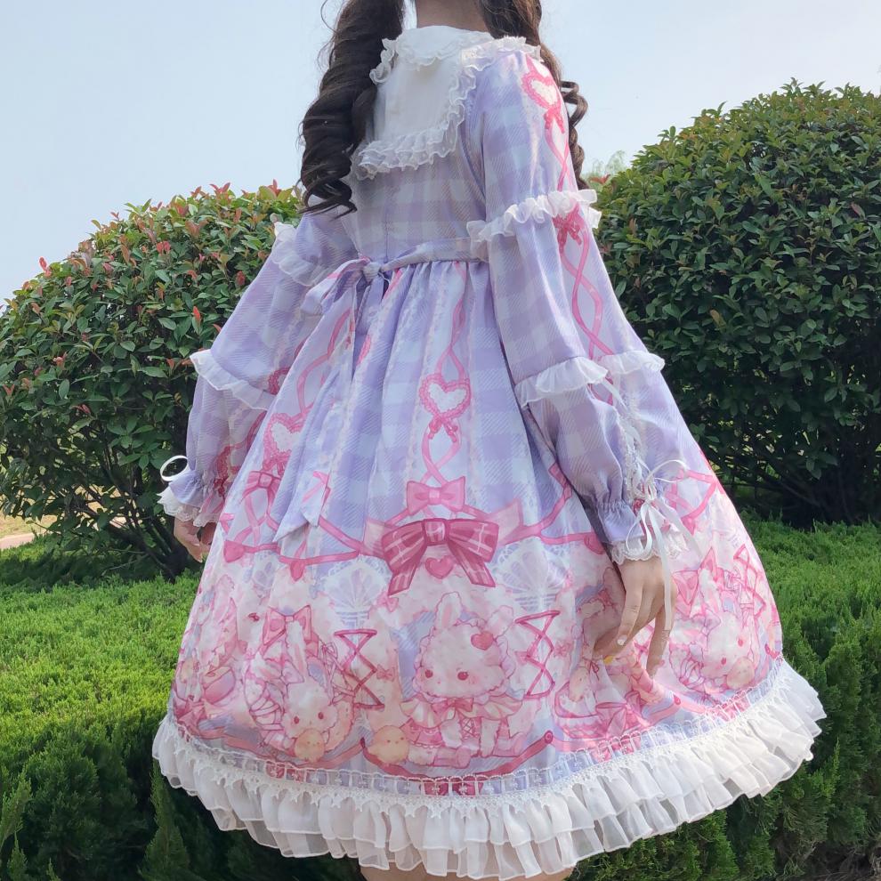 洛丽塔洋装现货op原创lolita日系新年连衣裙女裙子森系文艺可甜学生