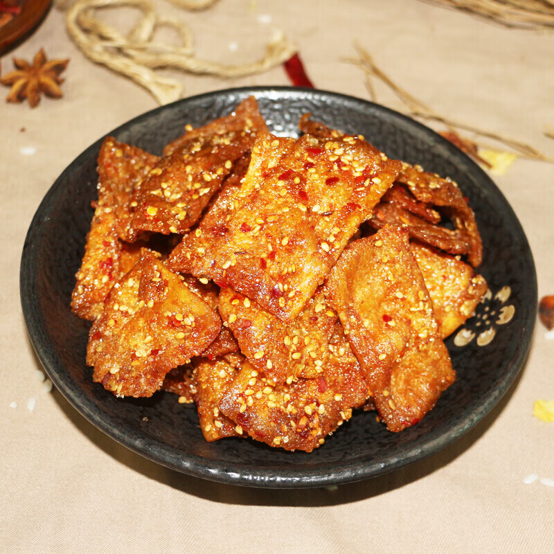 辣条素鸡翅烤素肉大豆制品豆干零食麻辣香辣大包装散装整箱2500g素烤