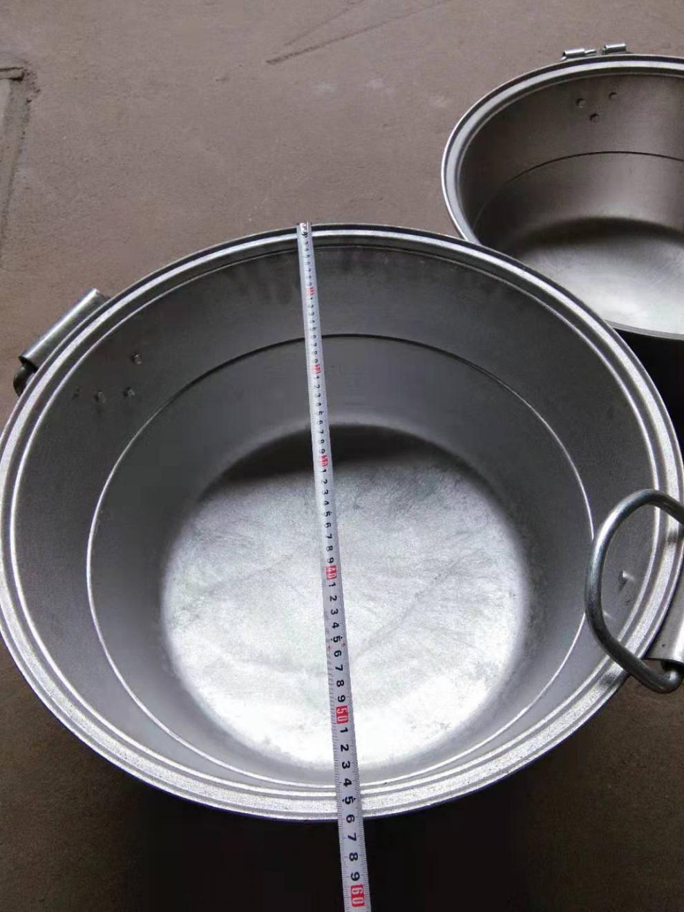 铝锅加厚传统铝锅大号卤肉锅商用汤锅老式加厚铝蒸锅生铝锅胡辣汤锅55