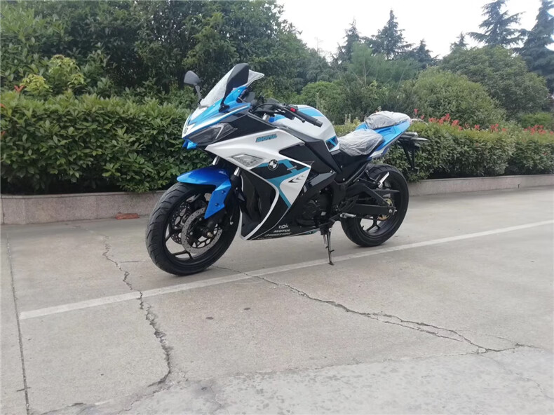 全新国四电喷v6摩托车跑车燃油机车公路趴赛宗申维森克400cc双缸水冷