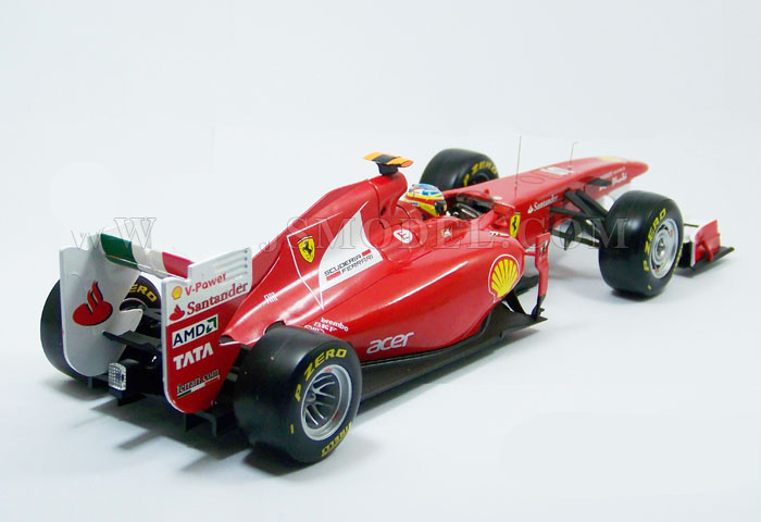 法拉利车模壳牌8跑车f赛车仿真汽车模型f505号阿隆索阿隆索f1大奖赛