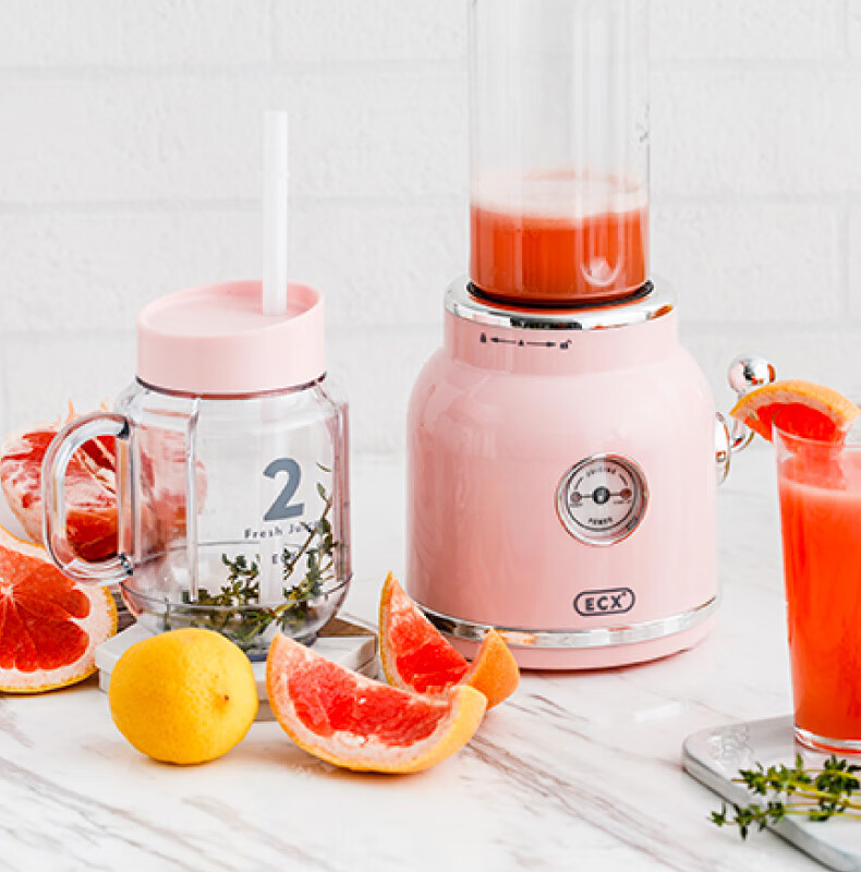 ecx榨汁机110v家用多功能榨汁杯全自动榨汁机渣汁分离果汁杯破壁机
