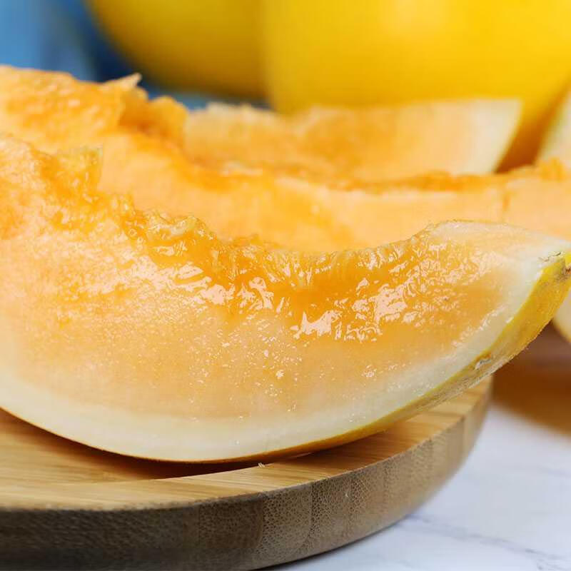 宁夏沙漠黄金蜜瓜甜瓜香瓜黄皮应季整箱6个装哈密瓜新鲜一箱送礼生鲜