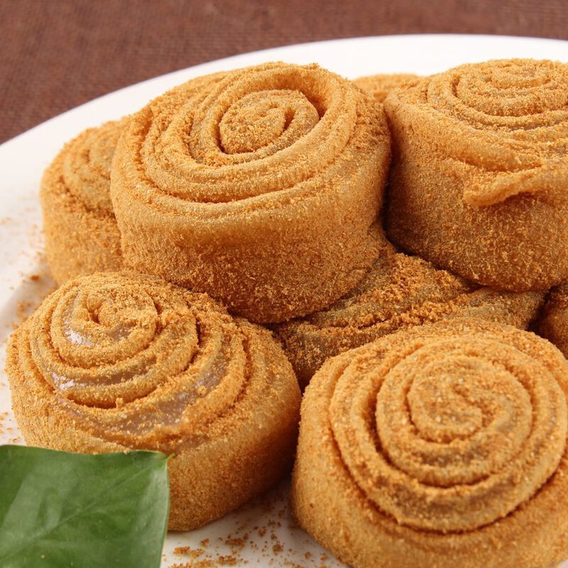 豆面卷子北京驴打滚手工打糕糯米糍粑粘糕切糕麻薯干吃汤圆900克 食