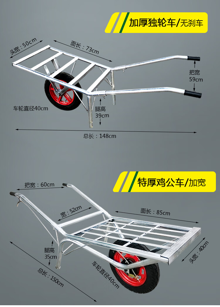 独轮小推车图片尺寸图片