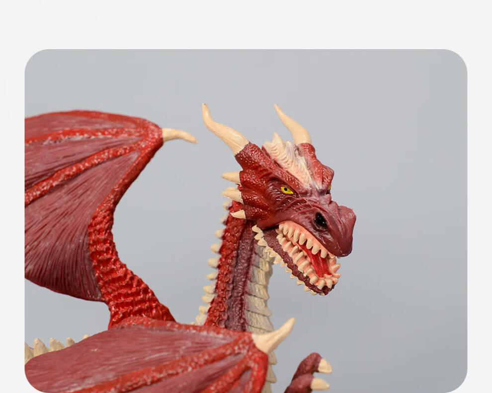 萬代(bandai)西方龍模型神話故事傳說火龍獸玩具魔幻神龍魔獸龍兒童