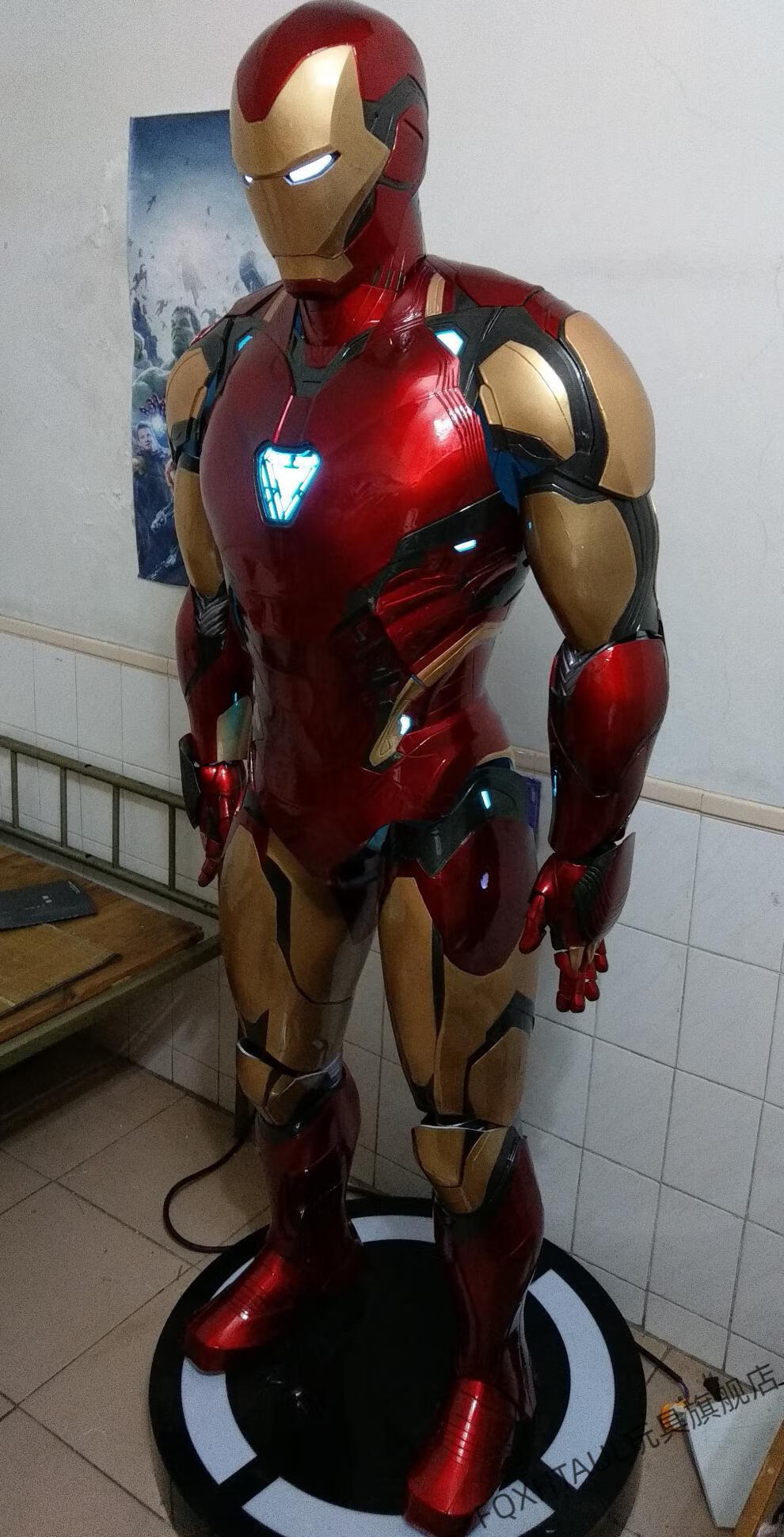 漫威11马克mk85定制战甲真人cos可穿戴全套钢铁侠战衣钢铁侠盔甲可
