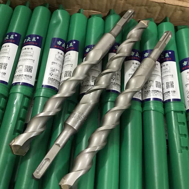 方大王电锤方柄四坑加长冲击钻头10/12/14/250mm混凝土打孔钻头