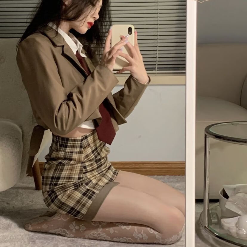 丝袜辣妹小心机显瘦jk白丝萝莉洛丽塔袜软妹秋冬款 花纹裤袜【白色】