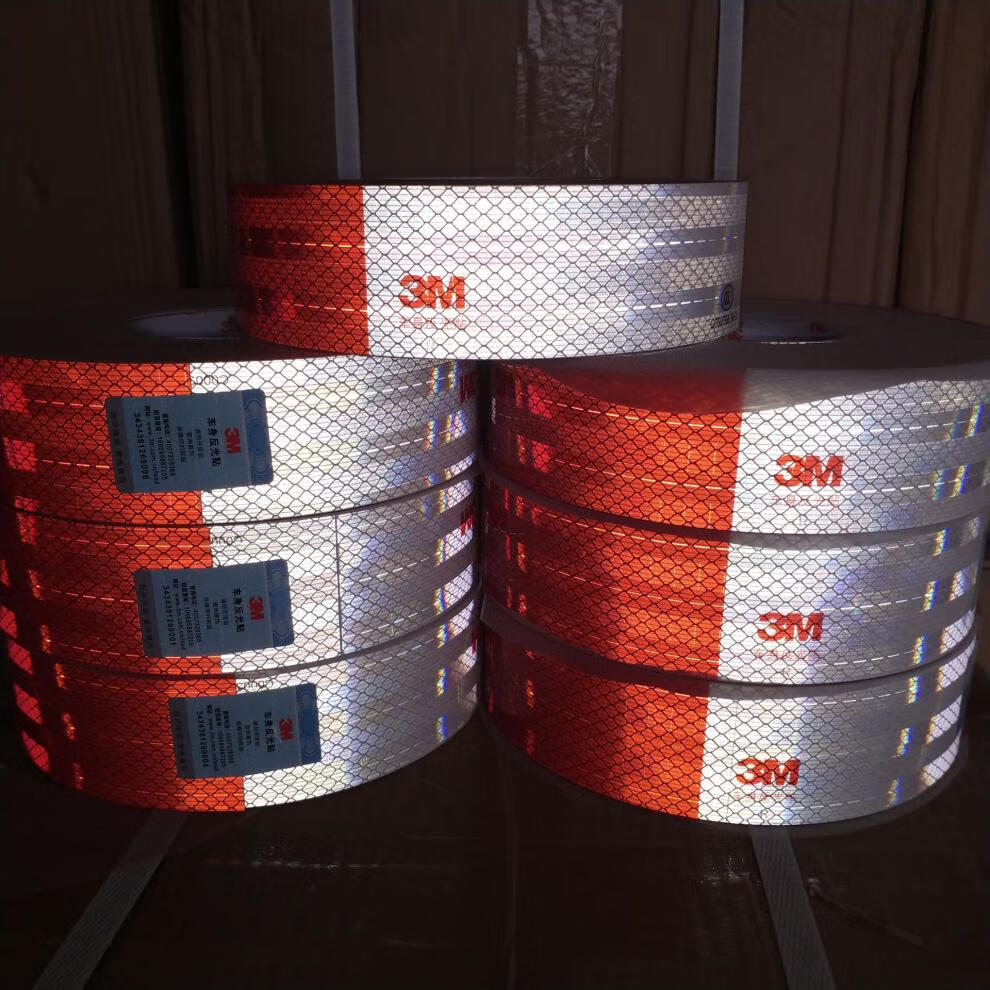 3m货车反光贴车身反光条警示标识夜光汽车贴纸交通车辆年检必用品胶强