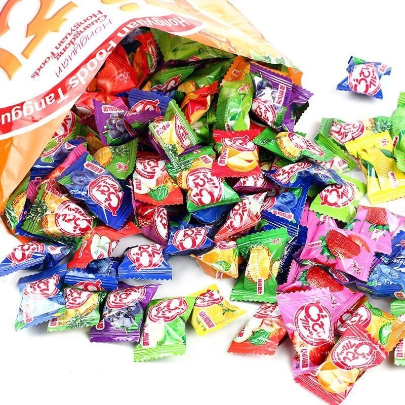 宏源陈皮糖话梅水果糖婚庆办公室山楂零食硬糖糖果批发商务招待糖