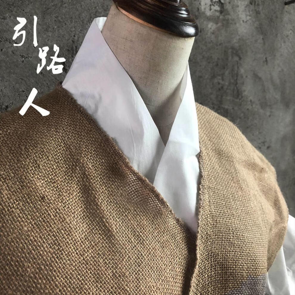 麻衣白事 引路人麻衣孝服孝衣传统白事服装孝子衣服披麻戴孝丧服丧葬