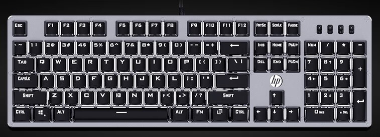 惠普机械键盘键位图图片
