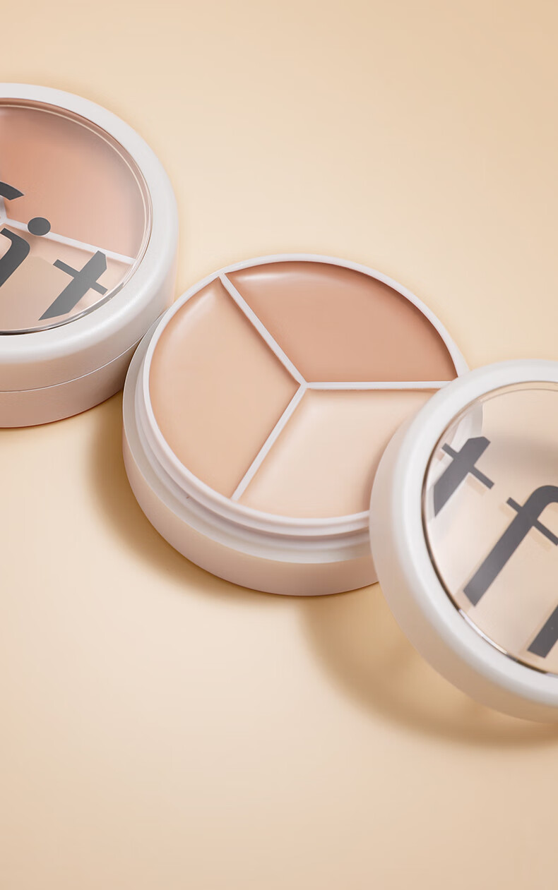 品牌授权现货tfit三色遮瑕膏遮暇盘遮瑕液膏遮盖脸部斑点痘印痘痘强力