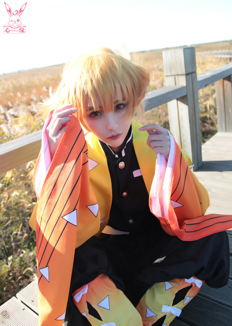 cos 鬼灭之刃cosplay灶门炭治郎祢豆子富冈义勇我妻善逸cos服装假发