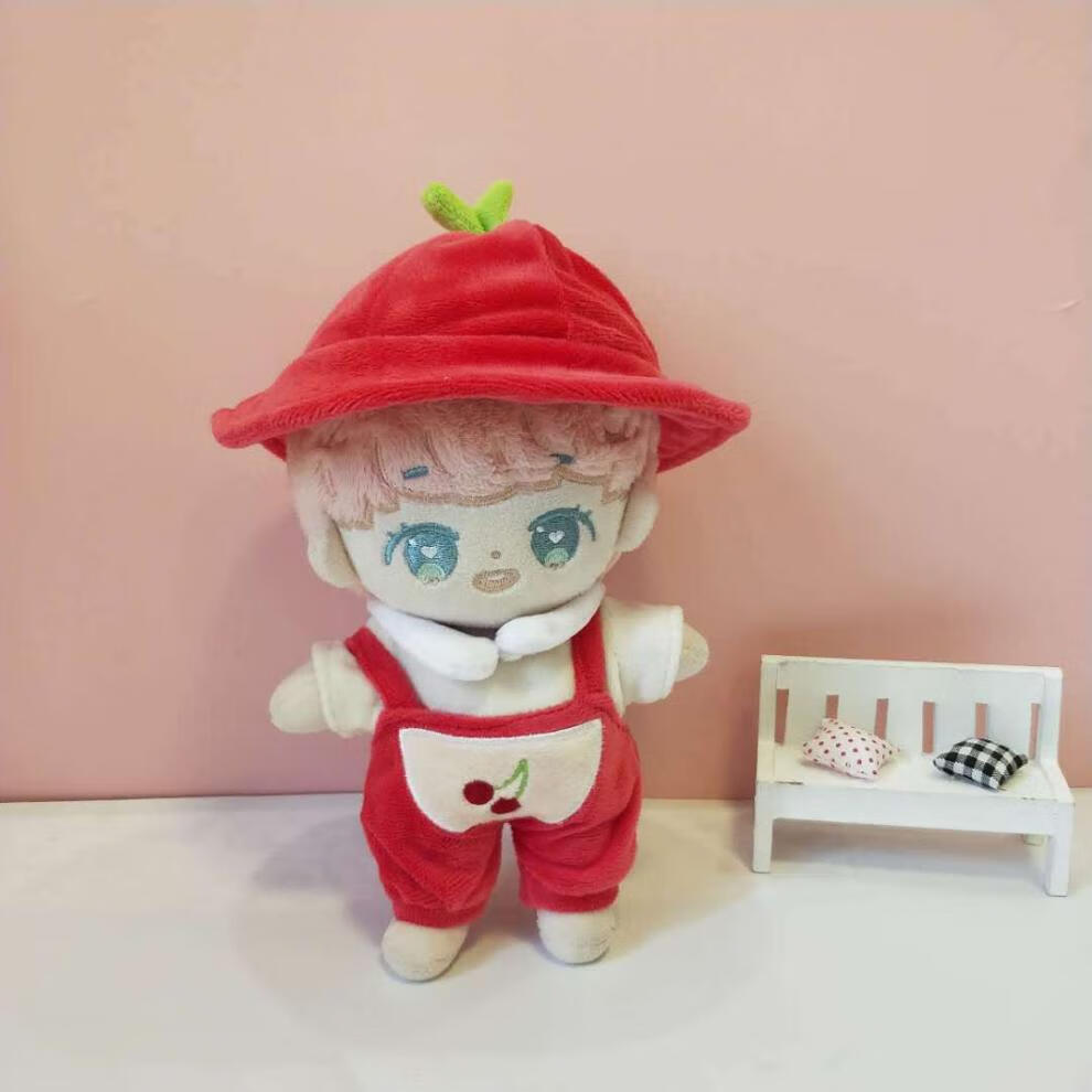 rohde 黄明昊棉花娃娃 黄明昊20cm棉花娃娃玩偶公仔裸娃可爱q版同款