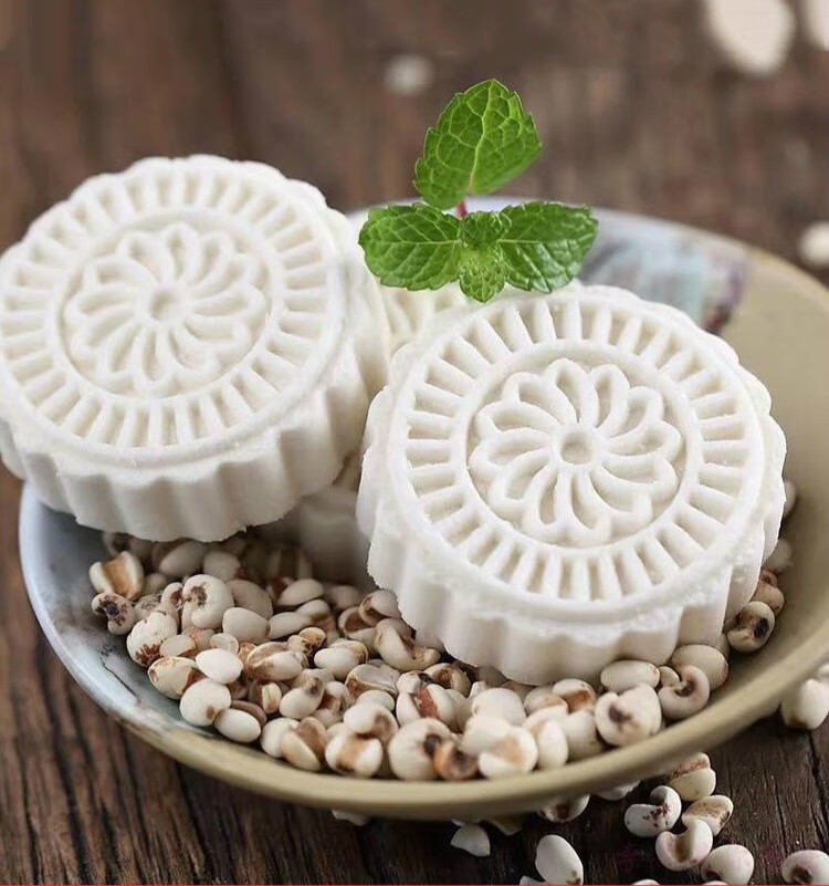 京选新品淮山薏米糕广式点心糕点粗粮早餐广东传统手工饼特产30个15
