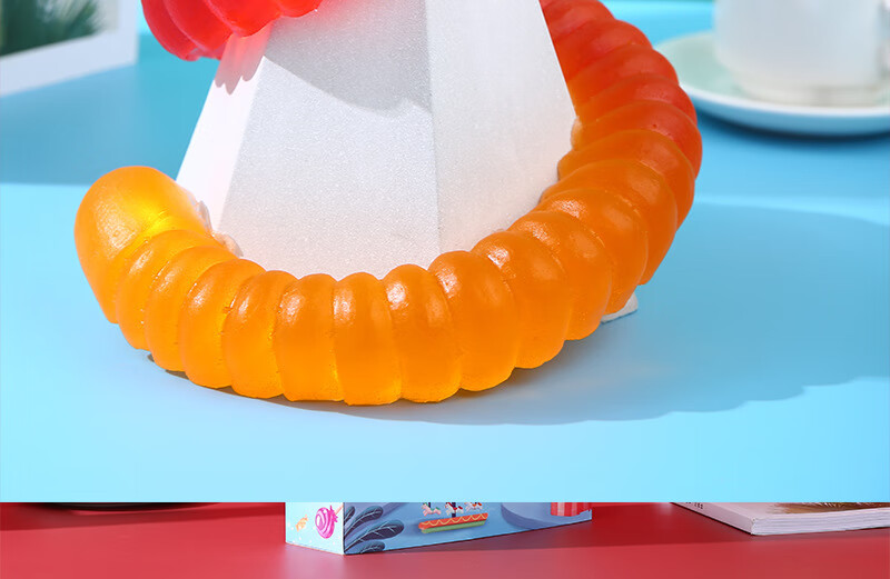趣味橡皮糖巨型毛毛虫软糖八爪鱼蚯蚓大小熊独角兽软糖大小熊软糖950g